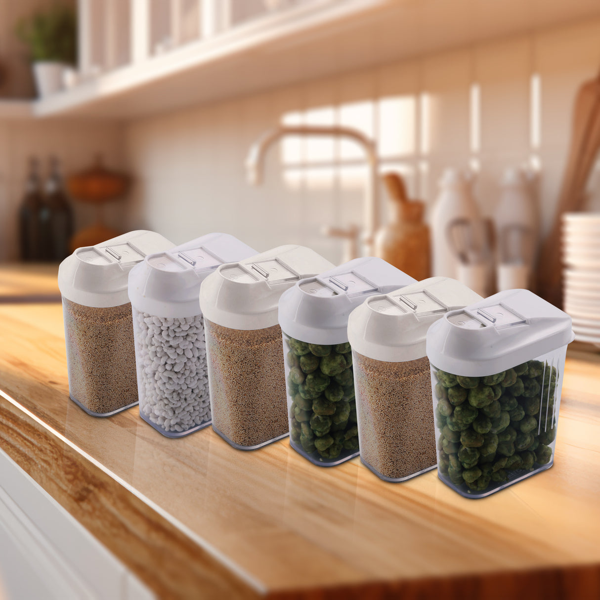 Skippar Container 250ml 6pcs Set | Airtight Storage Jars