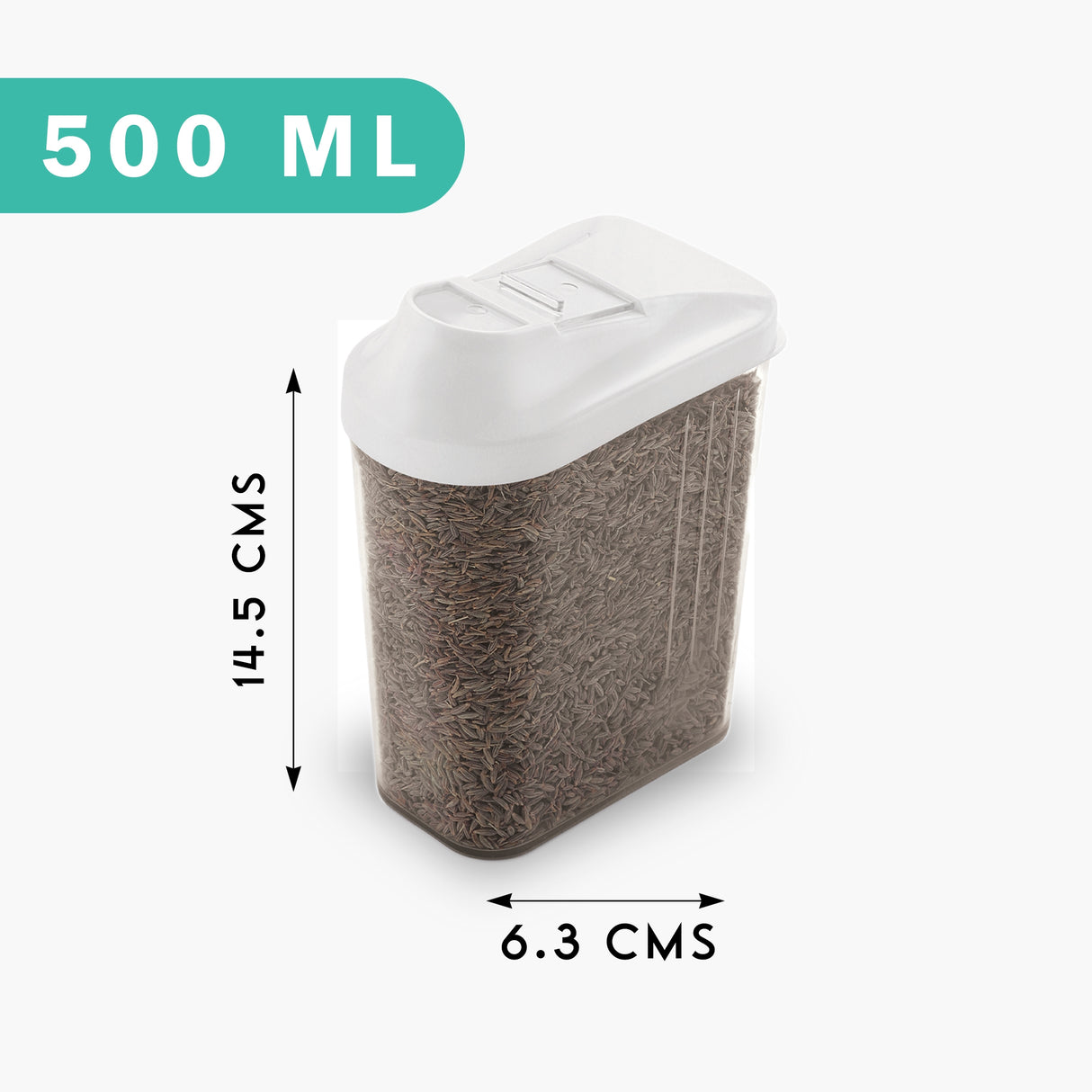 Skippar Container 500ml 6pcs Set | Airtight Storage Jars