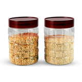 Solitaire Container 1200ml 4pcs Set | Airtight Kitchen Storage Jars