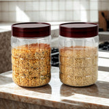 Solitaire Container 1200ml 4pcs Set | Airtight Kitchen Storage Jars