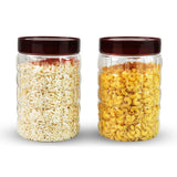 Solitaire Container 2000ml 4pcs Set | Airtight Kitchen Storage Jars
