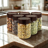 Solitaire Container 200ml 6pcs Set | Airtight Kitchen Storage Jars