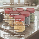 Solitaire Container 300ml 6pcs Set | Airtight Kitchen Storage Jars