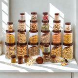 Solitaire Container 30pcs Set | Airtight Kitchen Storage Jars