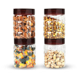Solitaire Container 600ml 4pcs Set | Airtight Kitchen Storage Jars
