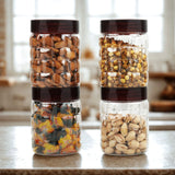 Solitaire Container 600ml 4pcs Set | Airtight Kitchen Storage Jars