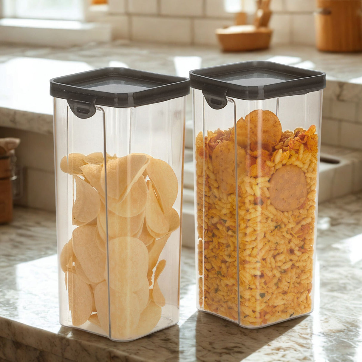 SoFresh Stack Container 1800ml 2pcs Set | Stackable Airtight Containers