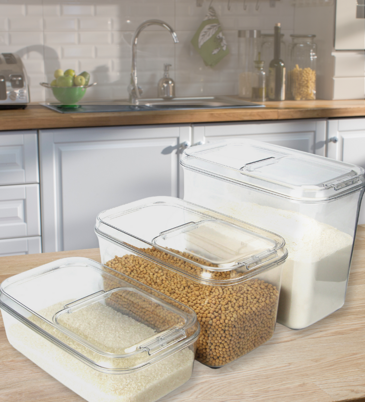 Dry Storage Container 17.6L | Large Dry Storage Bin