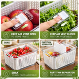 Fridge Food Basket 3pcs Set | Fridge Organiser Baskets