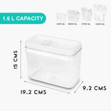 SoFresh Flip-Lock Container 1600ml | Airtight Dry Storage Jar