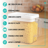 SoFresh Flip-Lock Container 2800ml | Airtight Dry Storage Jar