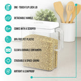 SoFresh Flip-Lock Container 3700ml | Airtight Dry Storage Jar