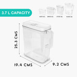 SoFresh Flip-Lock Container 3700ml | Airtight Dry Storage Jar