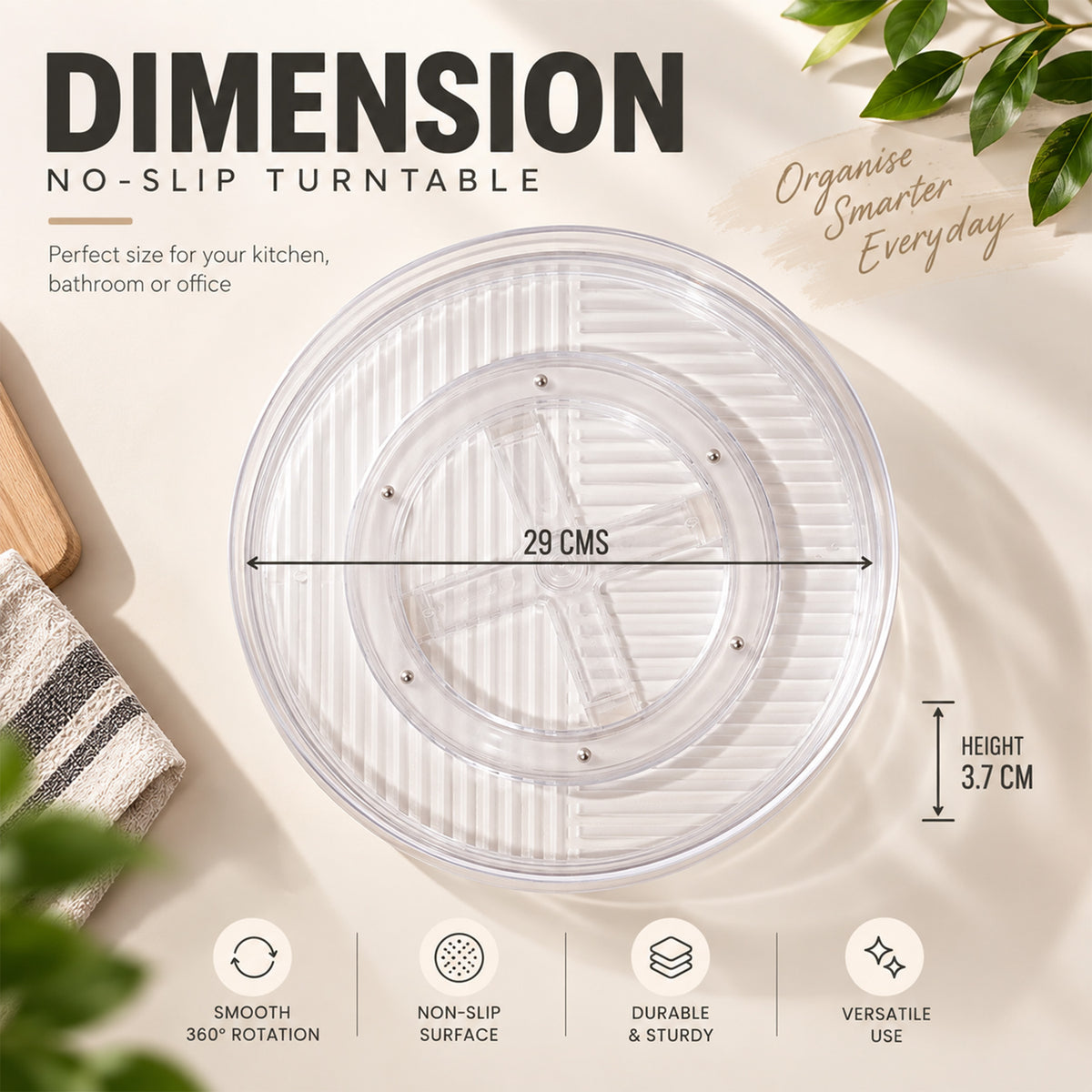 Turntable | Rotating Kitchen Organiser
