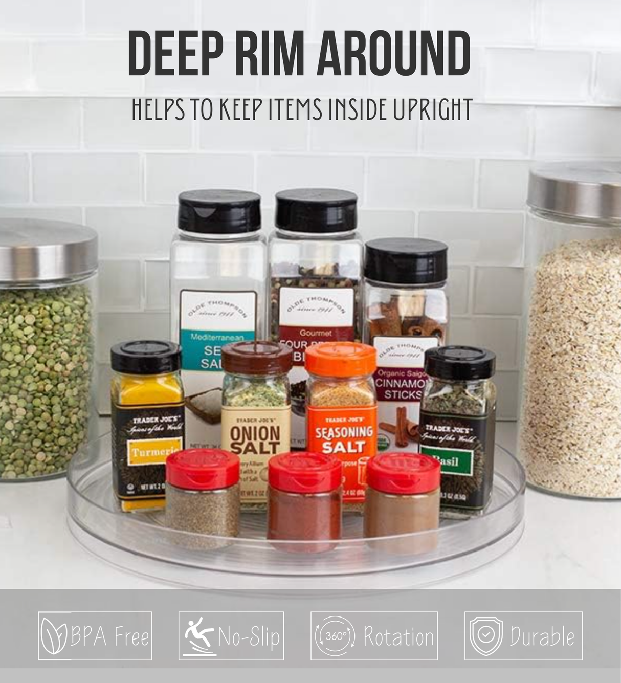 Turntable | Rotating Kitchen Organiser