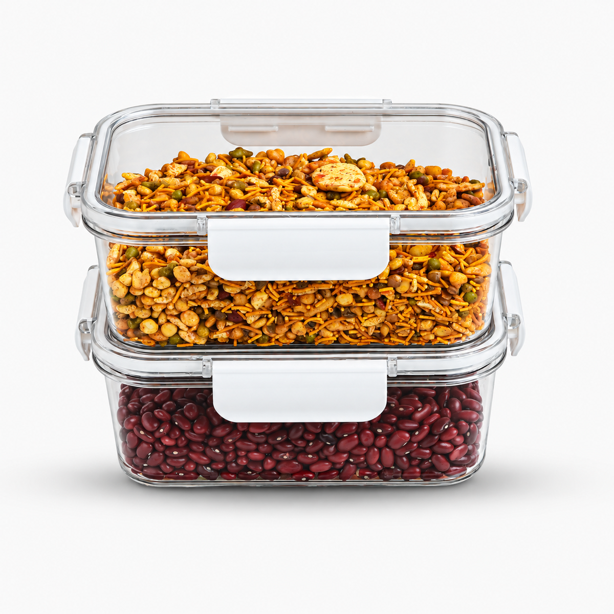 SoFresh Rectangular Container 1200ml 2pcs Set | Leakproof Food Containers