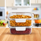 SoFresh Rectangular Container 1200ml 2pcs Set | Leakproof Food Containers