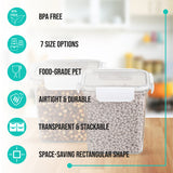 SoFresh Rectangular Container 1400ml 2pcs Set | Leakproof Food Containers