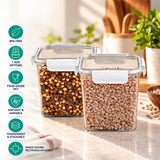 SoFresh Rectangular Container 1400ml 2pcs Set | Leakproof Food Containers