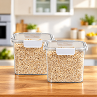 SoFresh Rectangular Container 2000ml 2pcs Set | Leakproof Food Containers