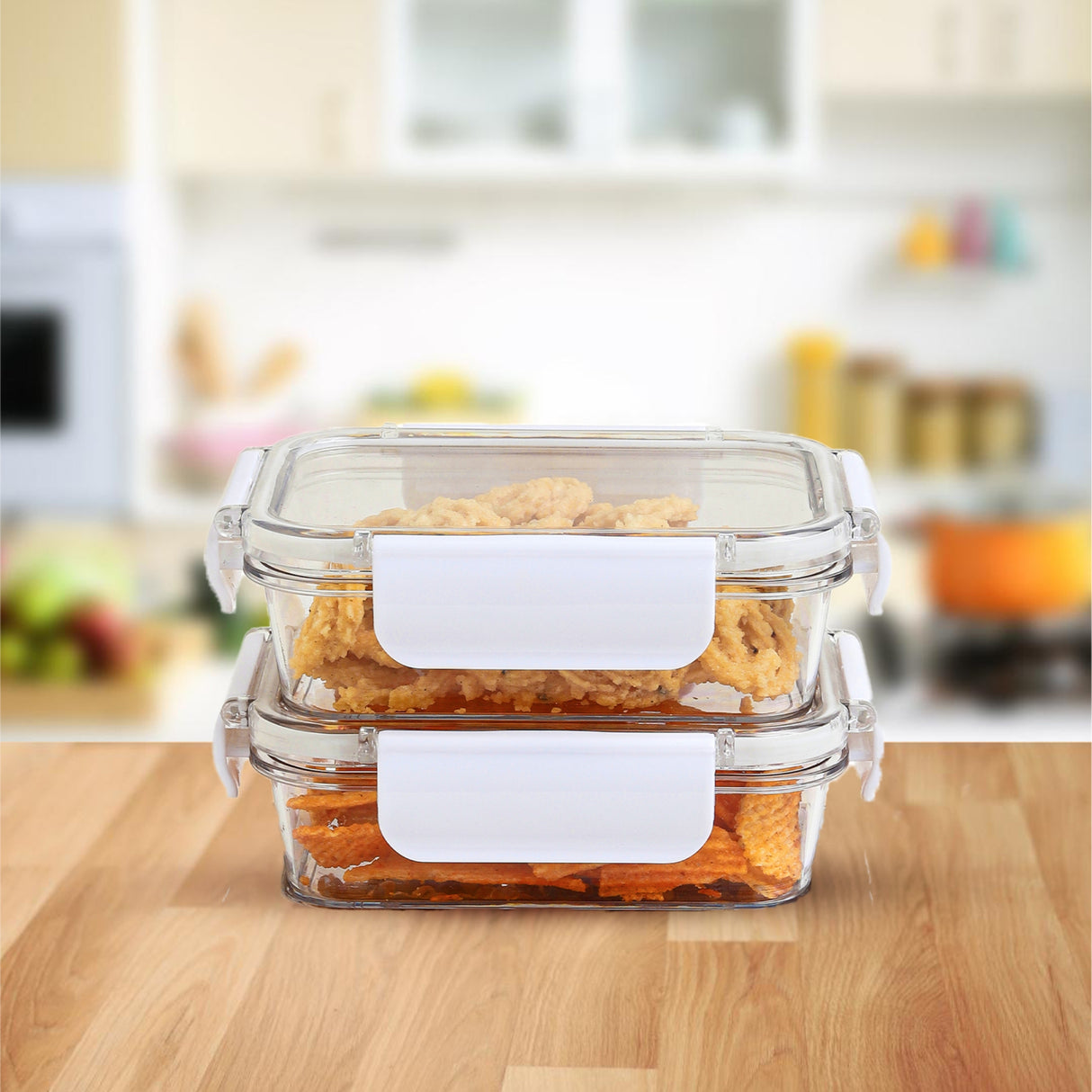 SoFresh Rectangular Container 300ml 2pcs Set | Leakproof Food Containers