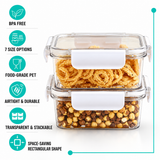 SoFresh Rectangular Container 500ml 2pcs Set | Leakproof Food Containers