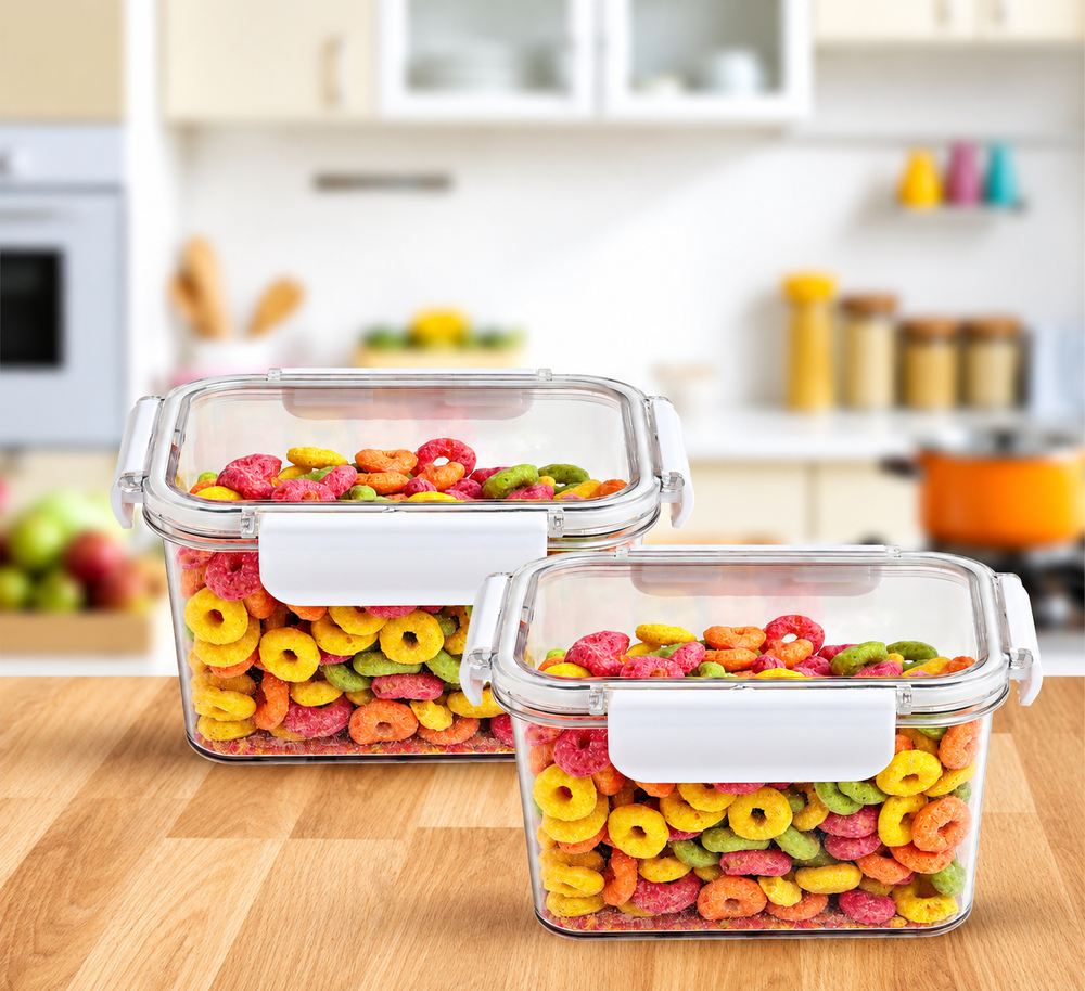 SoFresh Rectangular Container 900ml 2pcs Set | Leakproof Food Containers