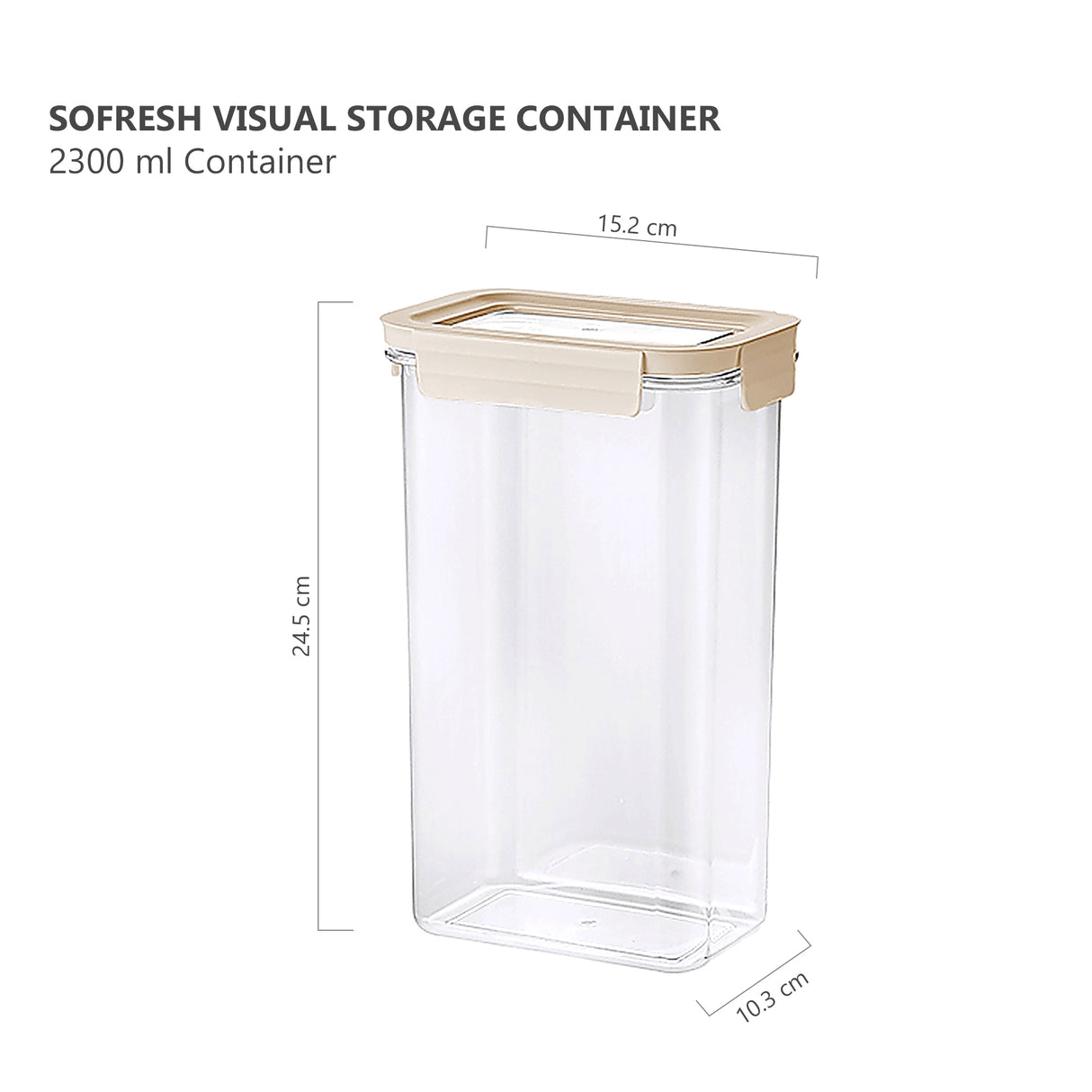 SoFresh Visual Storage Container 2300ml