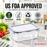 SoFresh SoClick Container 6pcs Set | Click-Lock Food Containers