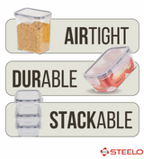 SoFresh SoClick Container 800ml 2pcs Set | Click-Lock Food Containers