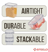 SoFresh SoClick Container 900ml 2pcs Set | Click-Lock Food Containers
