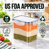 SoFresh SoClick Container 3pcs Set | Click-Lock Food Containers
