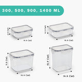 SoFresh SoClick Container 6pcs Set | Click-Lock Food Containers