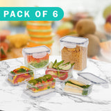 SoFresh SoClick Container 6pcs Set | Click-Lock Food Containers