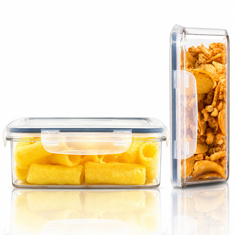 SoFresh Square Container 2000ml 2pcs Set | Airtight Food Containers