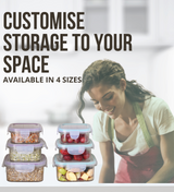 SoFresh Square Container 12pcs Set | Airtight Food Containers