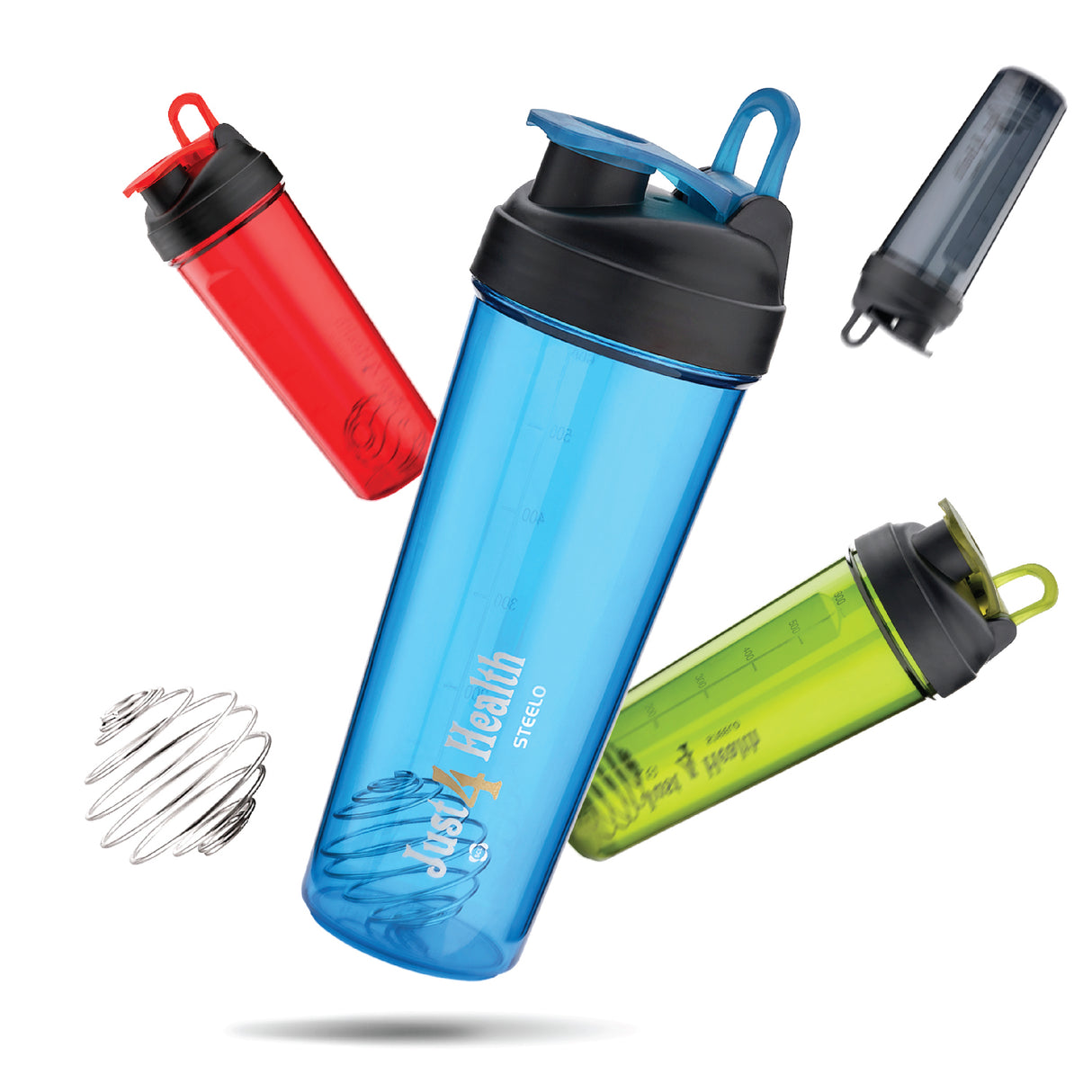 ShapeUp Shaker Bottle 750ml 2pcs Set | Gym Protein Shaker with Mixing Ball