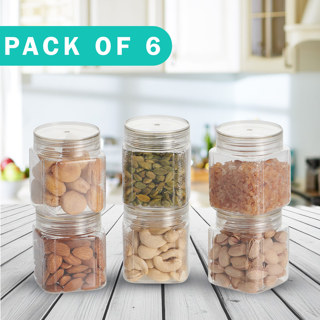 Varg Container 250ml 6pcs Set | Airtight Storage Jars