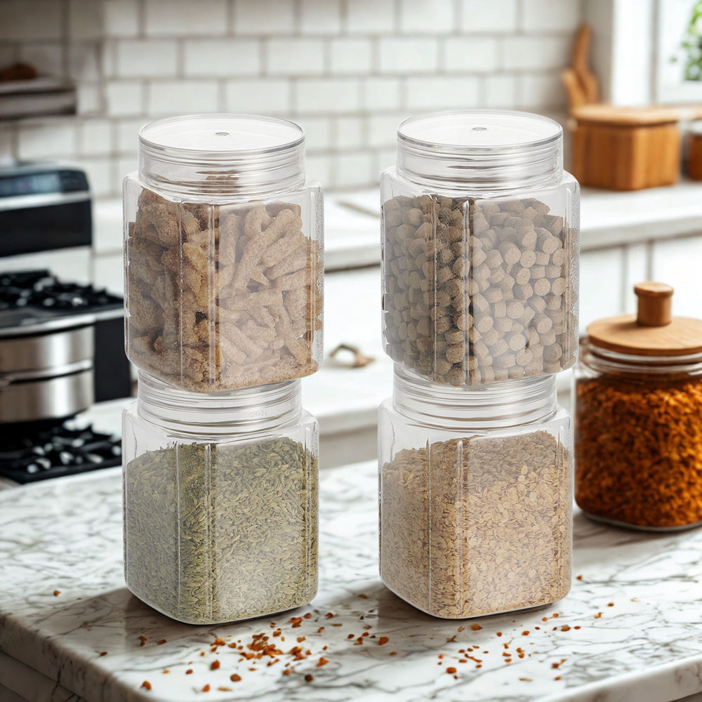 Varg Container 500ml 4pcs Set | Airtight Storage Jars