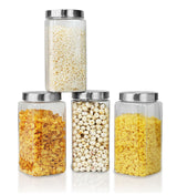 Varg Container 2000ml 4pcs Set | Stainless Steel Lids | Storage Jars