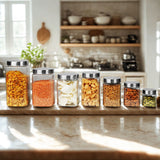 Varg Container 750ml 4pcs Set | Stainless Steel Lids | Storage Jars