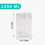Varg Container 1250ml 4pcs Set | Airtight Storage Jars