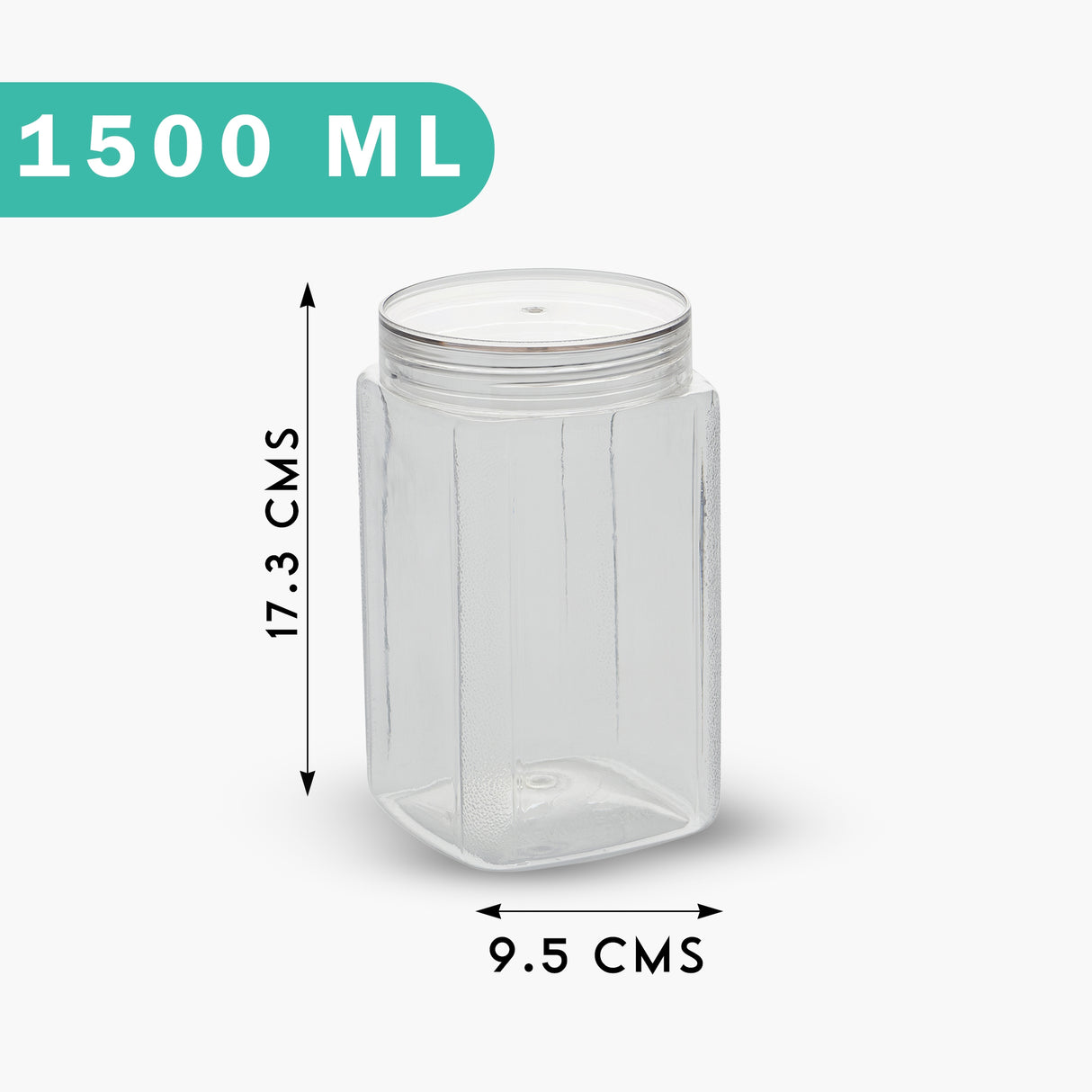 Varg Container 1500ml 4pcs Set | Airtight Storage Jars