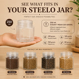 Varg Container 250ml 6pcs Set | Airtight Storage Jars