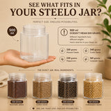 Varg Container 500ml 4pcs Set | Airtight Storage Jars