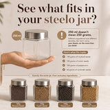 Varg Container 250ml 6pcs Set | Stainless Steel Lids | Storage Jars