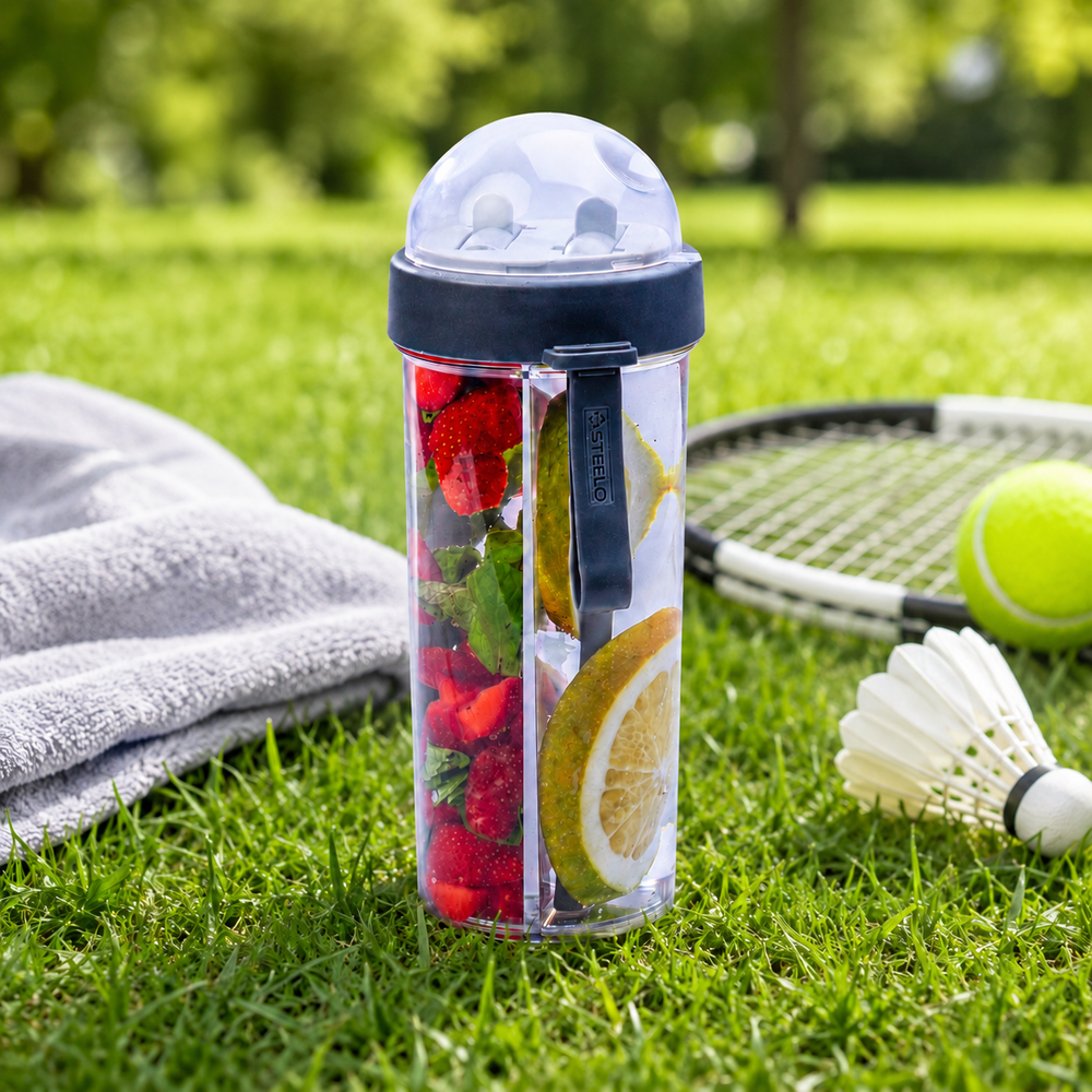 Sipmate Dual Sipper Bottle 600ml – Dual Sipper Water Bottle