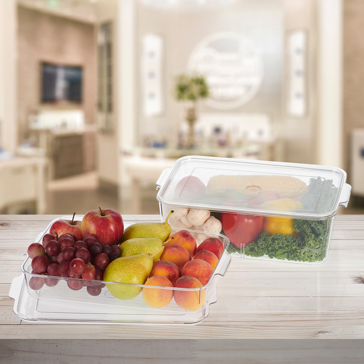 Organiser Tray Small + Big 2pcs Set | Kitchen Storage Tray